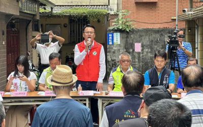 立委莊競程爭取自來水汰換管線工程造福地方