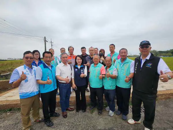 立委許宇甄邀集國土署會勘改善大埤鄉1