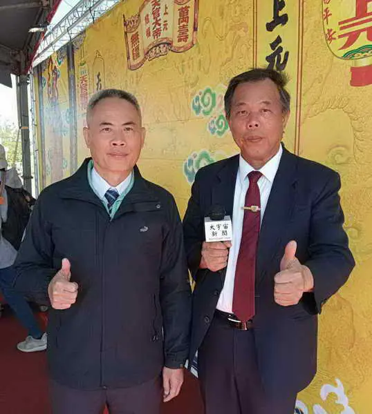 米糕桃吃平安 許縣長出席受天宮團拜揭桃祝壽活動圓滿成功1