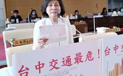 網評台中交通最危險 市議員黃馨慧建議交通「三要」
