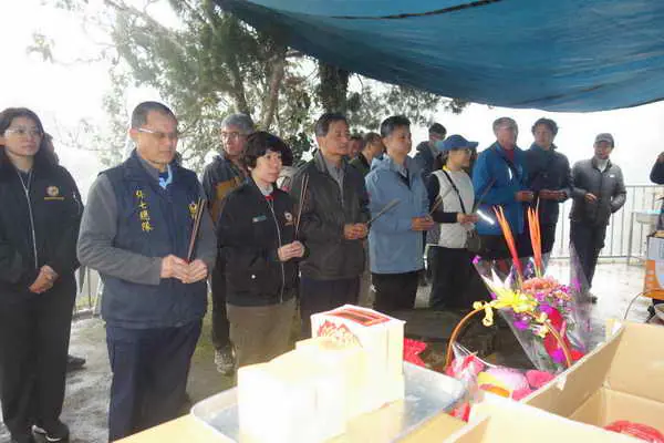 緬懷林業先賢 林業保育署南投分署舉辦人倫分站榮民塔春季祭典1
