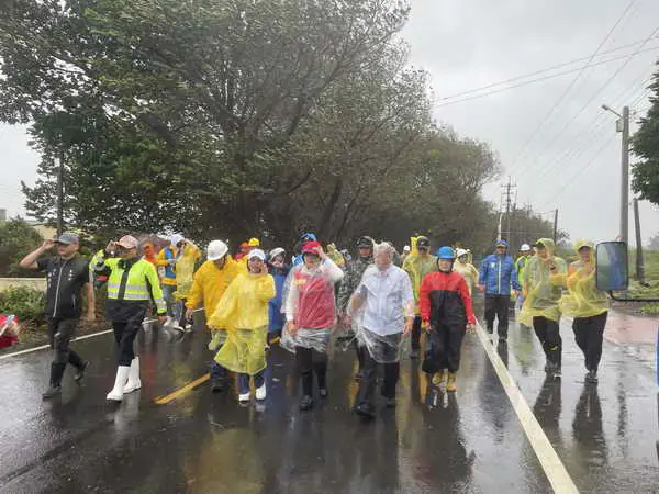 縣長張麗善視察防汛