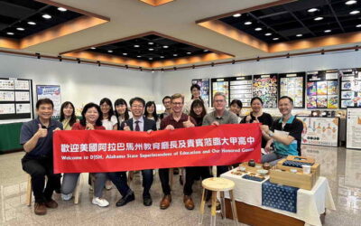 美國阿拉巴馬州教育廳長蒞臨大甲高中瞭解學校辦學績效與特色