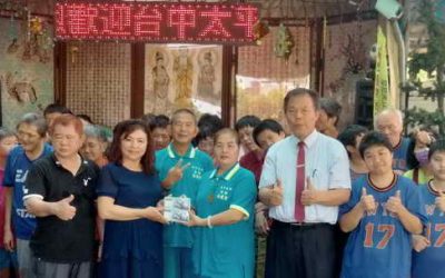 臺中太平慈鳳宮宮主李添發 主持黃素莉宏揚母娘精神慈悲濟世教化世人功德無量