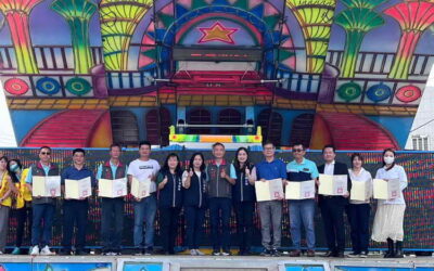 臺中市112年度德林宮第12屆「得福畫福德」寫生比賽 國慶焰火亮夜空 幸福魅力映臺中