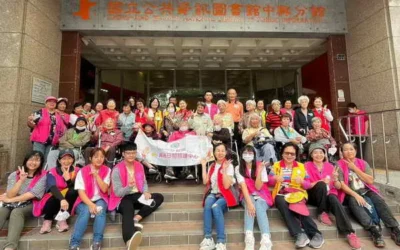 興光日照阿公阿嬤 到國資圖中興分館聽故事