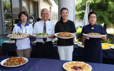 草屯慈濟吉祥祈福會 許淑華縣長獻供推廣蔬食愛地球