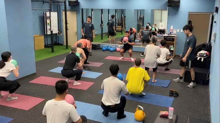 草屯療養院提倡運動練健康 練出好肌力1