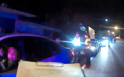 草屯警分局於中寮實施口袋戰術攔查 遏止危險駕車與噪音