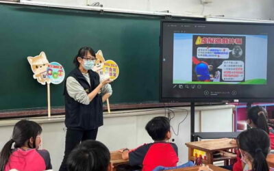 草屯警宣導列車前往校園,強化學生法治觀念