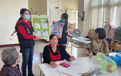 草屯警組打詐南投隊前進社區識詐宣導