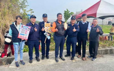 草屯警結合「來趣拔蘿蔔活動」辦理識詐宣導