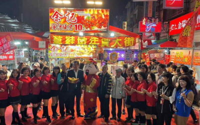 草屯警走入年貨大街犯罪預防暨廉正反貪宣導