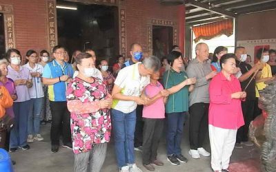 莿桐鄉溪美無極補天宮每年舉辦中元普渡法會,設壇修法渡亡靈祈求風調雨順國泰民安,善信大德消災增福慧