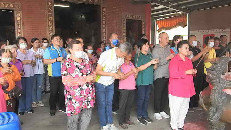 莿桐鄉溪美無極補天宮每年舉辦中元普渡法會1