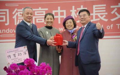 蔡枳松接任同德高中校長 許淑華縣長肯定辦學成績
