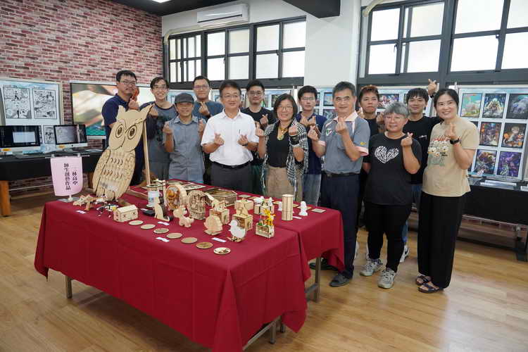 藝起來 二林高中邀大葉大學多媒體學程、空設系辦聯展