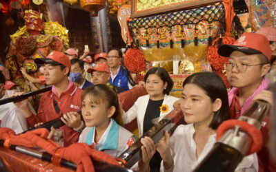 西螺福興宮太平媽遶境會香起駕 張麗善縣長祈求人民生活安和樂利