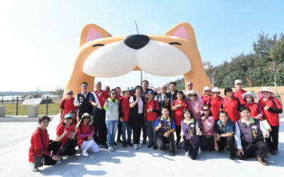 視察西濱慶安水道水岸遊憩公園 年底將完工