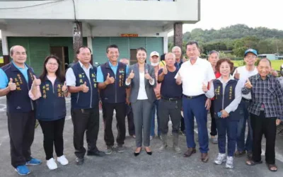 許淑華縣長魚池鄉、國姓鄉、草屯鎮會勘 簽核16件工程逾1,800萬元改善計畫