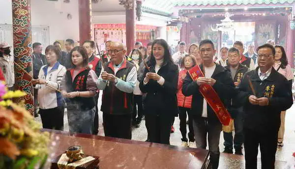 許縣長出席草屯朝陽宮媽祖聖駕回庄巡香活動