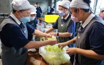 評鑑衝刺 台中慈濟醫院志工簡單麵再現盛況