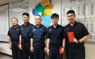 警政署與縣政府慰問仁愛鄉救災辛勞執勤員警