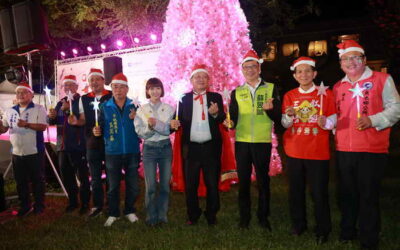 跟著花卉走遊南投 花卉嘉年華台一聖誕樹浪漫點燈迎賓