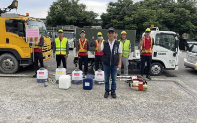 跨區支援!中市環保局助彰化災後環境清消