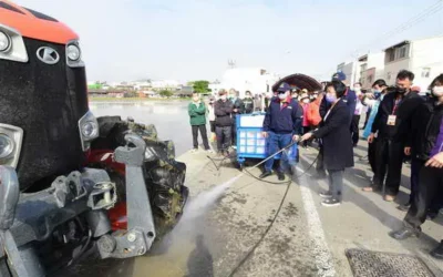 農忙時間將近 呼籲農友及代耕業者 農機具務必掛牌並清潔後再上路