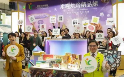 農糧署米糧烘焙精品館秀新招 臺灣米變身桌球臺吸睛