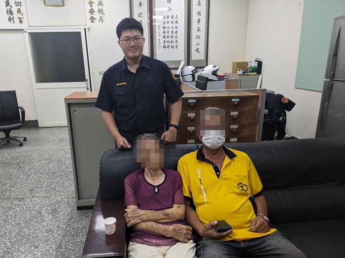 迷途老婦徘徊台1丁 斗六暖警主動關懷助返家