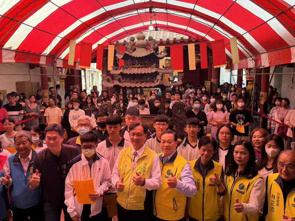 關帝廟文昌帝君聖誕祝壽暨為考生點燈祈福活動1