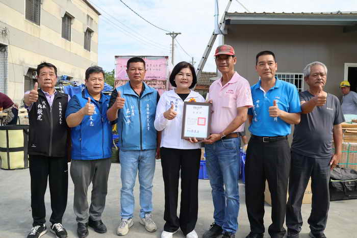 雙B計畫媒合助台西魏家重建家園 縣長張麗善