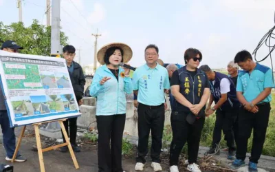 雲林縣府改善土庫新庄子農地重劃區農水路 張麗善縣長為農友打造安全便利交通