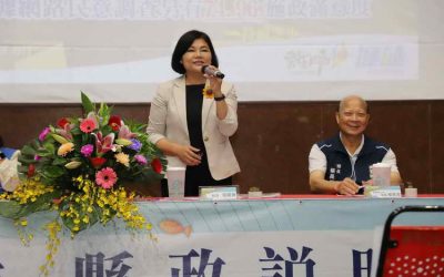 雲林縣政說明會麥寮場登場 張麗善:智慧科技改善揚塵、空品,淨零永續加速前進