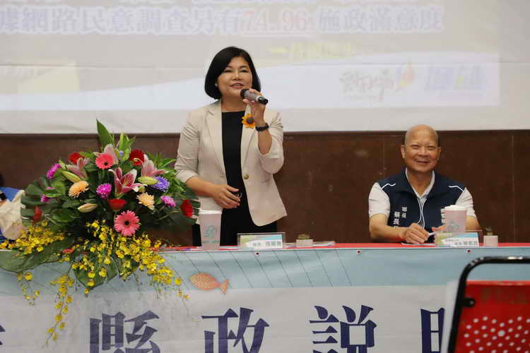 雲林縣政說明會麥寮場登場 張麗善1