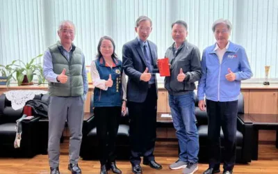 雲林縣榮服處受邀見証欣雲天然氣公司回饋捐贈義勇消防隊裝備採購金