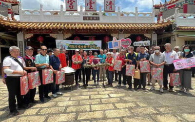 雲林縣榮服處端節訪視住院榮民暨慈濟基金會資源連結也舉辦「端節粽香傳榮情」端節關懷啟動儀式