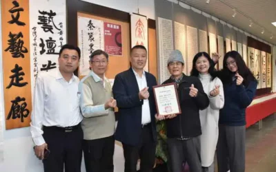 雲林縣警察局藝文走廊即日起有楊惠玲 沈銘華 黄堤煉三人書藝聯展歡迎來觀賞