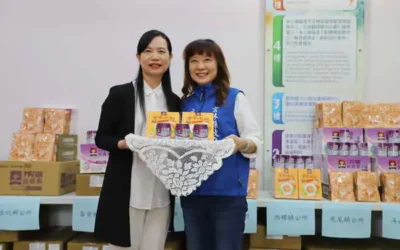 雲縣府感謝臺灣甜豆文藝及健康促進協會媒合佳格公司 捐贈愛心物資335箱