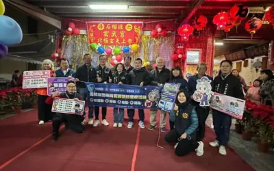 雲警廣播入宮廟 反詐提醒顧財寶