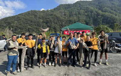 霧社水庫漂流木開放撿拾 仁愛高農森林科尋寶