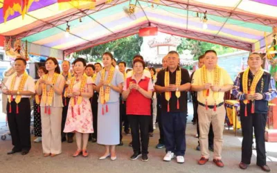 高162台尺重60噸 敦和宮財神爺神尊重修安座開光