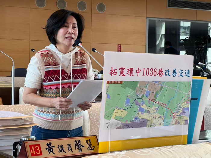 黃馨慧爭取西屯環中路二段窄巷拓寬有望 促區域發展
